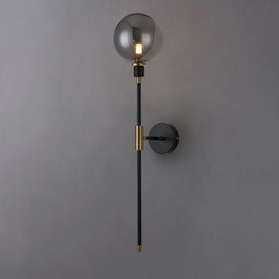 Новый стильный современный черный железный светодиодный светильник Magic Bean Glass Ball для декора в стиле лофт - скандинавские прикроватные светильники, идеально подходят для гостиной R