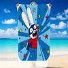 Quick Dry Beach Towel Simon Super Rabbit Pattern, Lightweight Absorbent Towel for Pool Beach Vacation Use