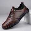 Модная мужская дышащая обувь для платья, деловая обувь, новая обувь из натуральной кожи, мужская обувь для ходьбы, офисные кроссовки, уличная удобная деловая обувь для платья