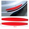 2PC Universal Anti-Collision Protector Rubber Auto Front And Rear Corner Bumper Cover Guard Lip Strip Sticker Accessories