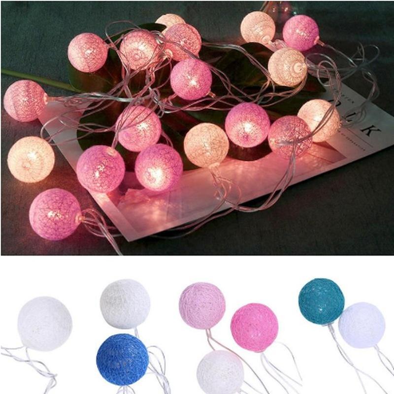 Гирлянда со светодиодными шарами