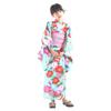 NISHIORI Yukata Set for Girls with Wrinkled Obi and 12 6 Classic X Children's Wa-Gamama Pattern, 2-Piece Set, Patterns, Sizes, Style,