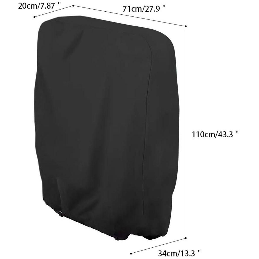 Складной чехол для кресла, чехол для кресла, водонепроницаемая ткань Оксфорд с УФ-излучением, 110 см x 71 см