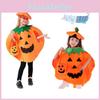 Festive Pumpkin Suit Set For Halloween Party And Cosplay