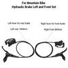 Upgrade Your Ride with Our Mountain Bike Hydraulic Brake Kit Dual Piston Disc Brake Left and Front