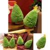 35cm Green Christmas Tree Plush Pillow Doll For Holiday Decor And Gift Ideas