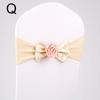 1PC Stretch Chair Bands Bowknot Flower Chair Sashes Banquet Event Decor Wedding Party Supplies