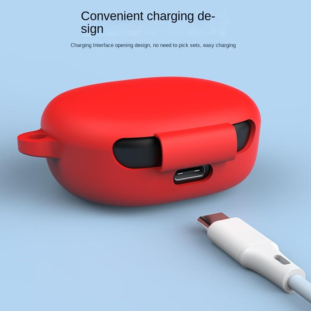 Чехол для наушников с защитой от падения, силиконовый защитный рукав, портативный защитный чехол для Redmi Buds 4 Lite