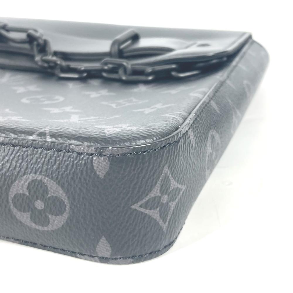 Louis Vuitton M80107 Monogram Eclipse Сумка-клатч Pochette Steamer