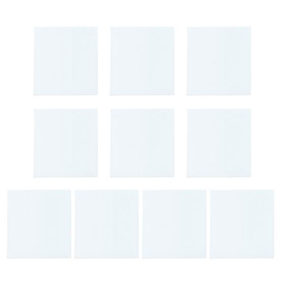 10/20Pcs Foam Texture Paper Round Square White Cellulose Cards Puffy Texture Acrylics Painting Paper 3D Canvas Sponge Kids DIY Art Craft Supplies