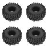 4Pcs 1.9 Inch RC Crawler Tires Rubber Tires with Foam Insert for 1/10 RC Crawler Car SCX10 Black
