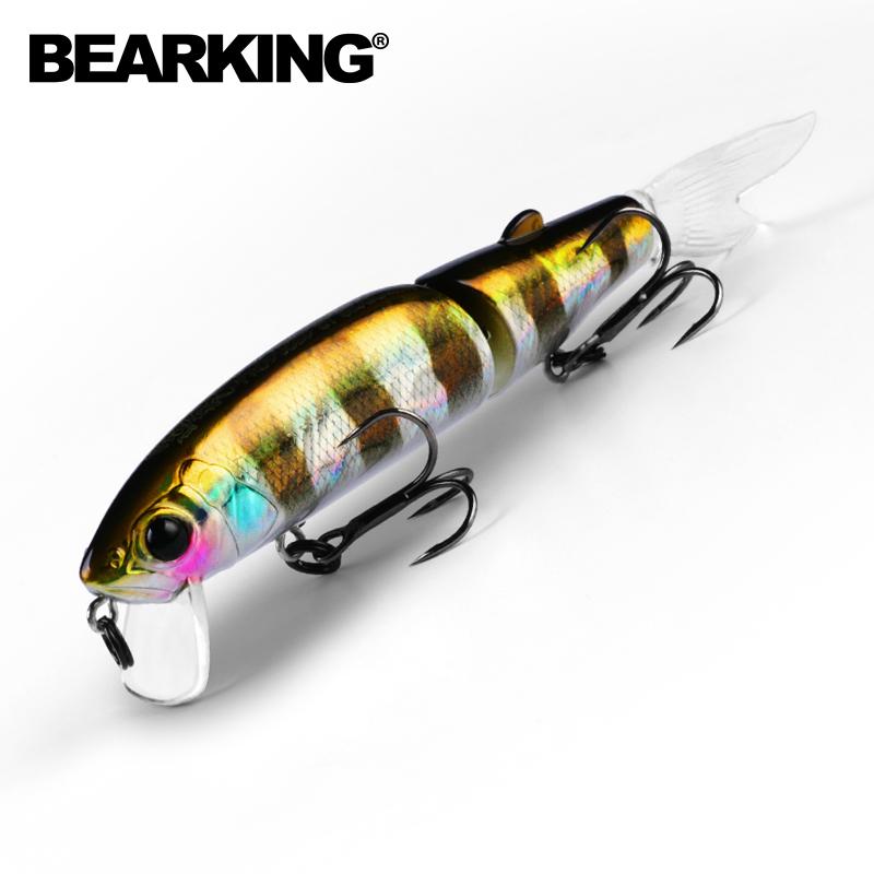 BEARKING Розничные хорошие рыболовные приманки Minnow, профессиональные приманки 11 см, 14 г, качественный профессиональный черный или белый крючок