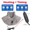 Electric Heating Shoulder Neck Pad Three Gear Hot Compress Cervical Shawl Neck Muscle Massager Back Relax Brace Household Office