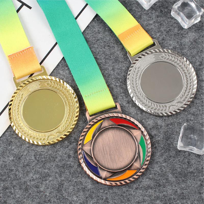 Cultural & Creative Sports Medals: Gold, Silver, Bronze Marathon Round Medals & Badges