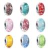 New 925 Silver Pendant Diy Women Charms Jewelry Colored Noctilucence Glass Beads Fit Original Fasion Bracele Amulet Accessories