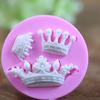 Silicone Mold Cute Crown Shape 3D Mold For Chocolate Candy Jello Fondant Cake Tools Cake Decorating