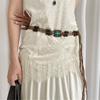 Tassels Wax Rope Belt Bohemian Woven Waist Chain Ethnic Waist Rope Belt For Women Dress Beach Music Festival Accessory