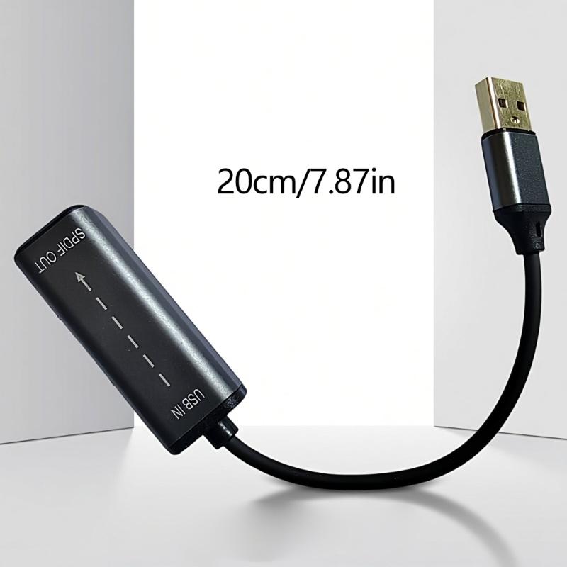 20 см USB или Type C Штекер на Оптический Гнездо SPDIF Конвертер Кабель Разъем Линия Для Цифрового Чистого Звука