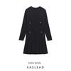 Kaslead New Arrival Women's Clothing Fashion Style Fashion Minimalist Wide Pleated Knitting Short Dress 3859126