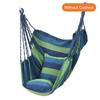 Canvas Hanging Hammock Chair Hanging Rope Swing Bed 200KG Load Bearing