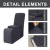 Additional Recliner Console Cover Elastic Reclining Console Slipcover Non Slip for Sofa Cover Recliner Couch Cover