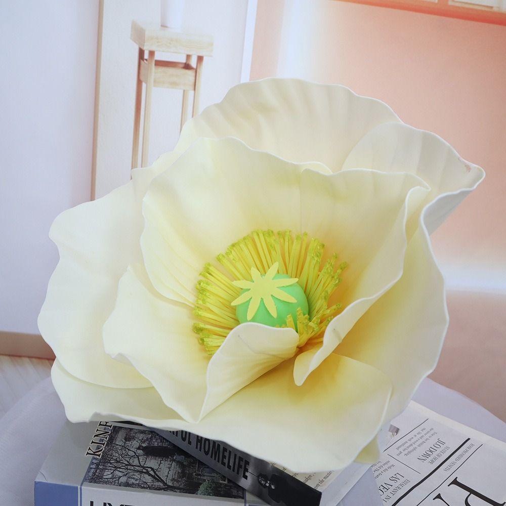 Реквизит для фотографий, имитирующий гигантский цветок, уличный полиэтилен, искусственная голова цветка, новый большой искусственный цветок