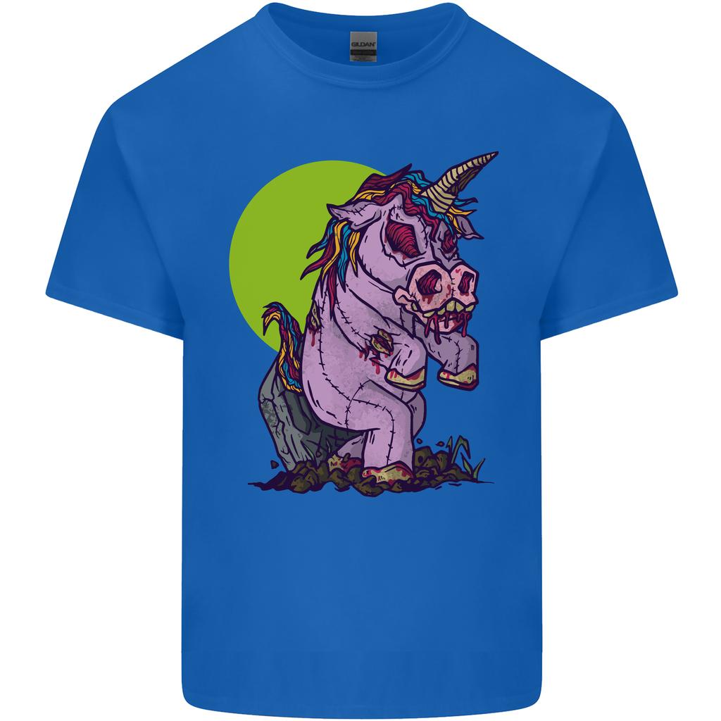 A Zombie Unicorn Funny Halloween Horror Unisexs Light Cotton TShirt