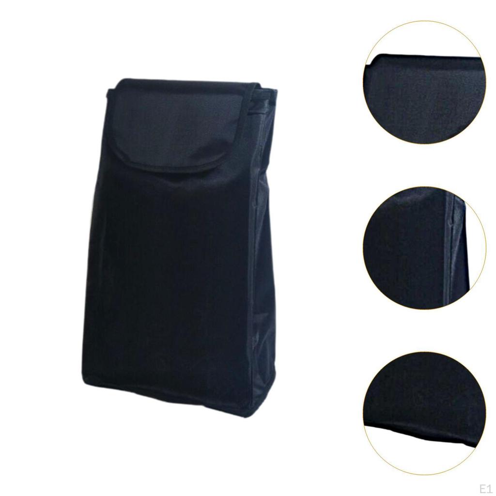 Сумка для корзинки для покупок Ткань Оксфорд Легко моется Складная хозяйственная многоразовая водонепроницаемая ручная тележка для