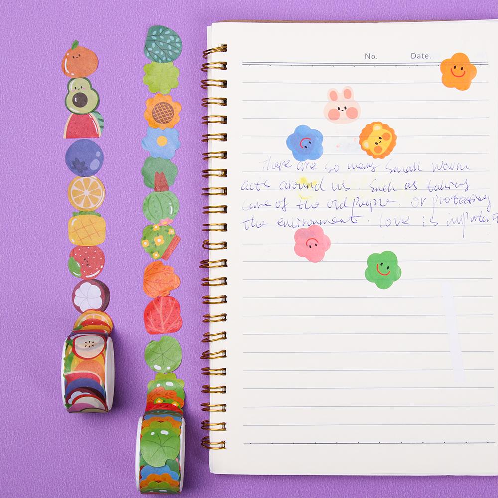 School Supplies DIY Kawaii Stationery Washi Tape Sticky Paper Diary Label Scrapbooking Sticker