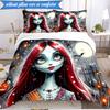 Halloween Jack 3pcs K-pop music group Bedding set,Ideal for Bedroom, Dormitory,Including Duvet Cover And 2pcs Pillowcases,Fan gifts