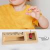 Screwdriver Board Set for Kids Wooden Screw Indoor Play Game Fine Motor Skill Preschool