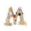 Enamel Brooch Pin Muti-Color Fashion Letter Shape Women Brooch Pin for Party