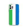 Coque iPhone - iPhone 12 Pro - Drapeau Sierra Leone - Souple - Multicolore - Verticale