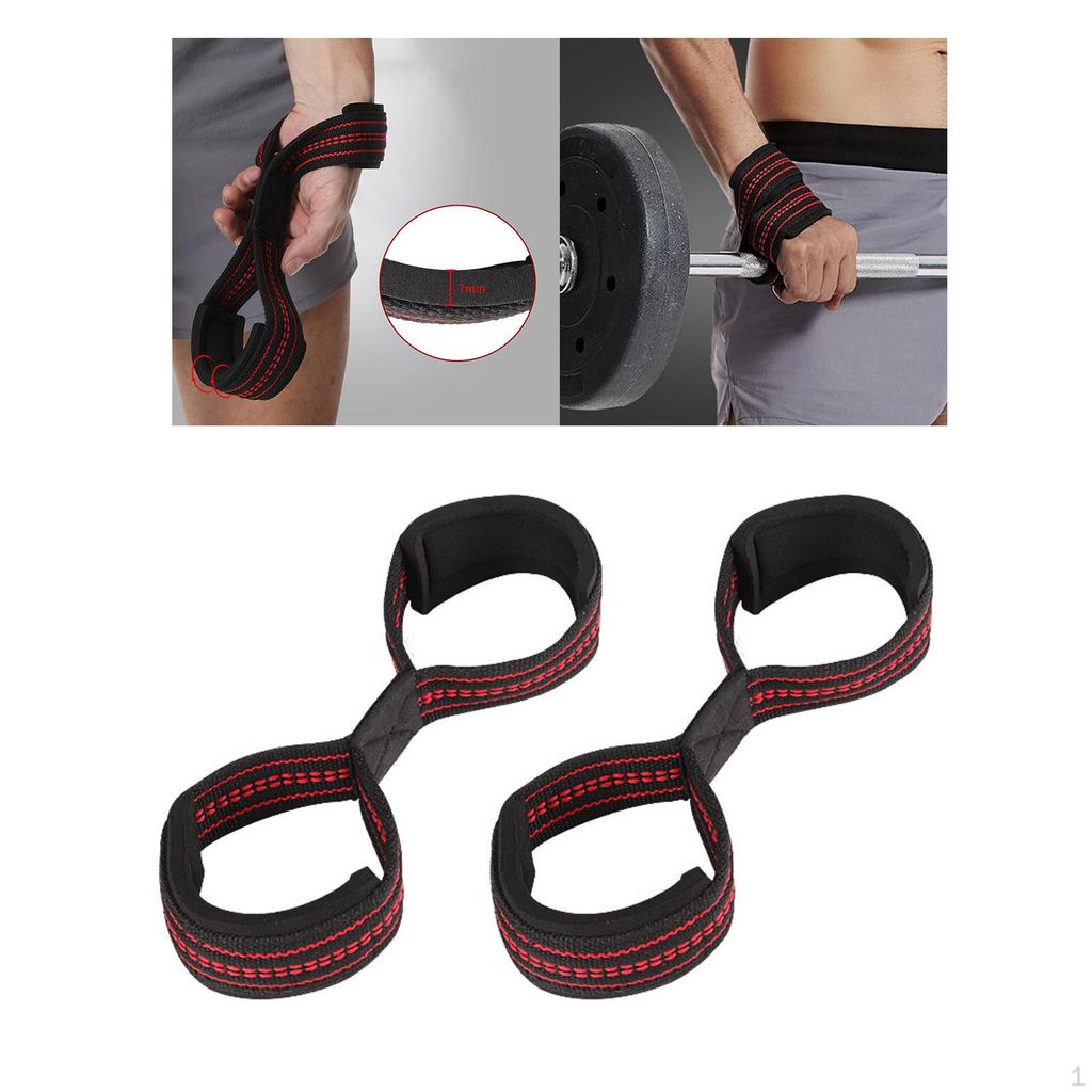 Weight Lifting Straps Deadlift Straps, Hand Grip, Strength Training, Wrist Support Wraps,