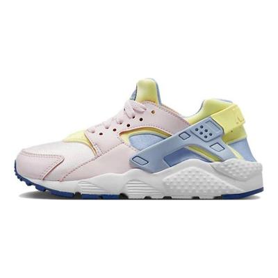 Детские кроссовки Huarache Run GS Pearl Pink Cobalt Bliss Citron-Tint White 654275-609