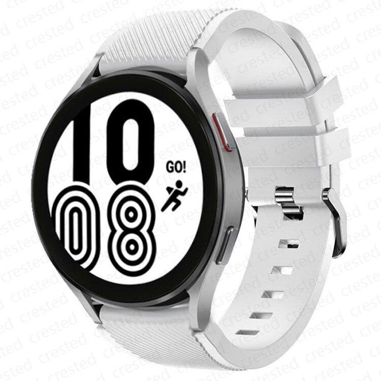 20 мм 22 мм ремешок для Samsung Galaxy Watch 4/Classic/46 мм/42 мм/active 2 Gear s3/S2 силиконовый браслет Huawei GT/2/GT2/3 Pro ремешок