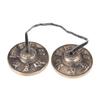 Buddhism Handmade Brass Finger Cymbals Bells Religious Buddhist Musical Apparatus