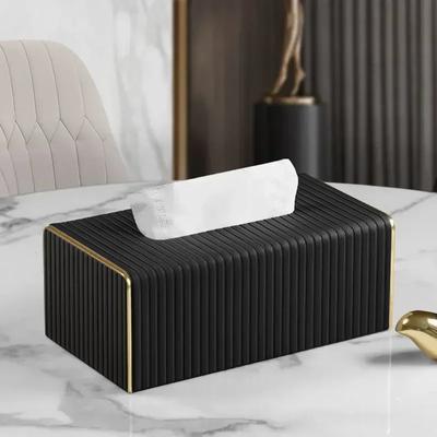 Home Decoraction Роскошная коробка для салфеток в европейском стиле, высококачественный кожаный держатель для салфеток, коробки для салфеток для гостиной в отеле