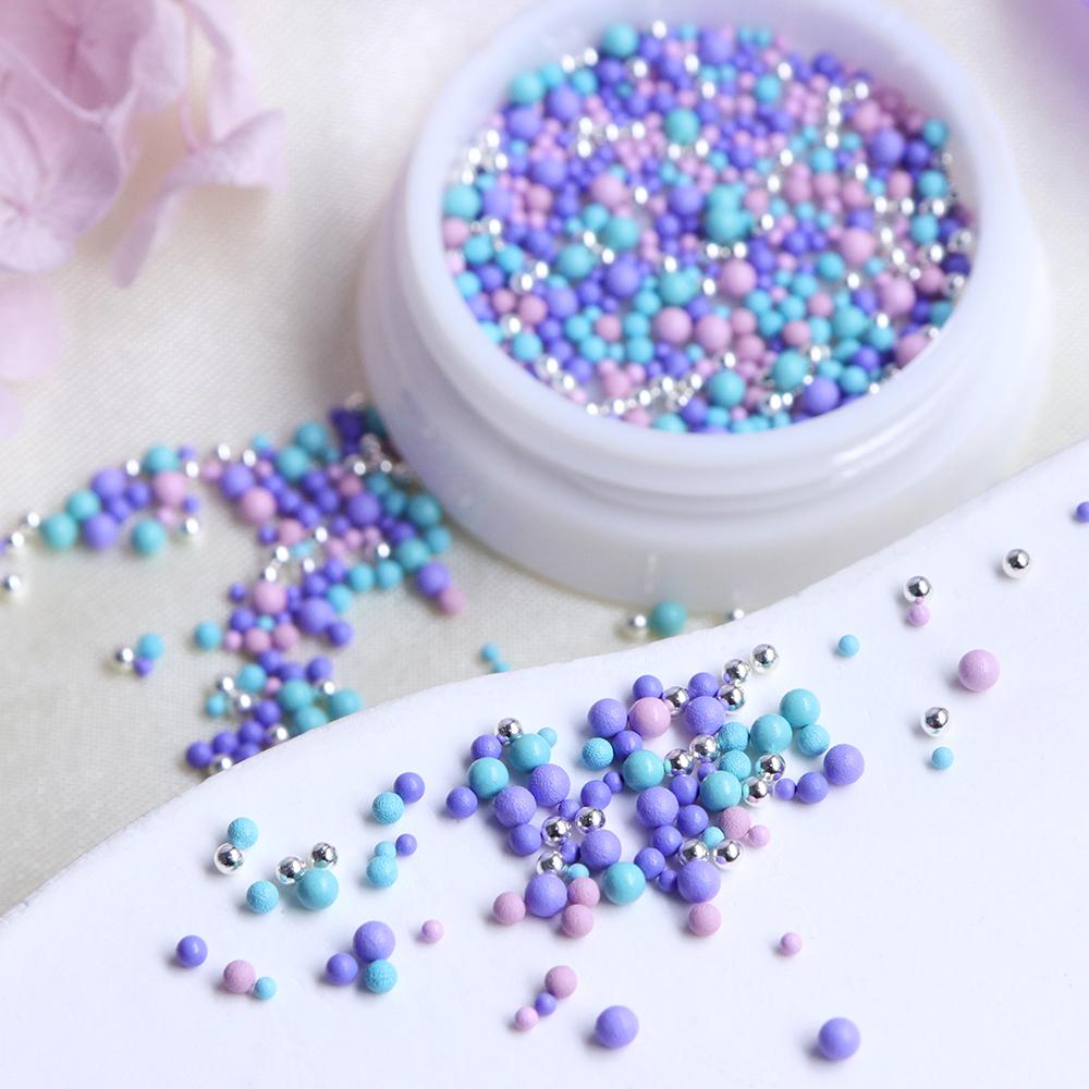 1 бутылка очаровательных акриловых 3D-подвесок для дизайна ногтей, цветные бусины-макаруны из икры, украшения для ногтей со стразами, летние аксессуары для ногтей своими руками
