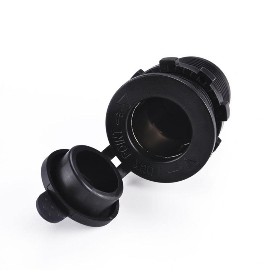Waterproof Car Cigarette Lighter Socket USB Charger Plug Power Adapter Outlet