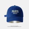 Paris Alphabet Baseball Cap Women'S Face Small Simple Sports Hat Women'S Outdoor Versatile Men'S Cap