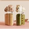UFORU Animal-Shaped Grain Canister – Food-Grade Kitchen Sealed Pantry Organizer