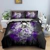 Hot Style Soft Bedding Set 3D Digital Skull Printing 2/3Pcs Duvet Cover Set With Zipper Single Twin Double Full Queen King