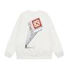 Unisex Oversized Cotton Graphic Tee Streetwear Loose Fit Crew Neck Long Sleeve T-Shirt Teens Adults