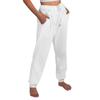 Women's Casual Pants High-waisted Belted Jogging Pants With Pockets