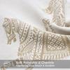 Lumbar Pillow Covers 12x20 inches, Double Sided Horse Pattern Chenille Jacquard Embroidered Decorative Throw Pillows Cover, Luxury Couch Cushion