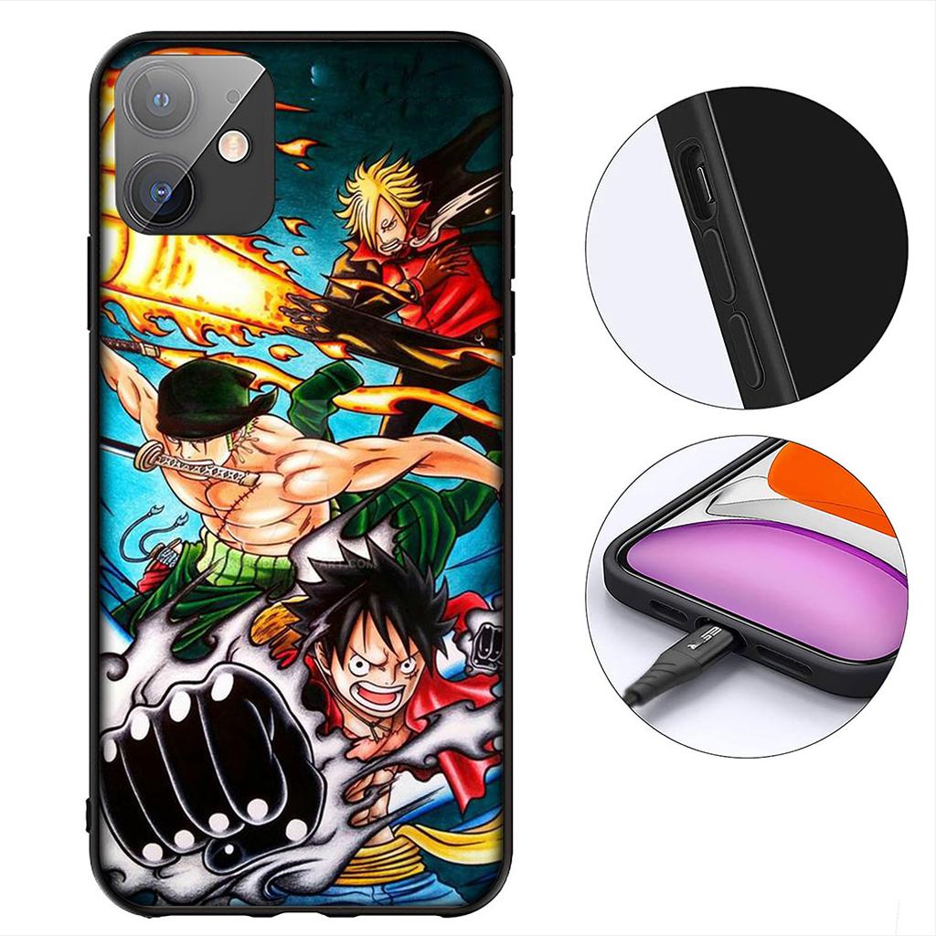 Sanji Luffy ONE PIECES Roronoa Zoro Phone Case for Samsung Galaxy S22 S21 S20 FE Ultra Plus A35 A36 A37 A33 A34 A04 A71 Cover
