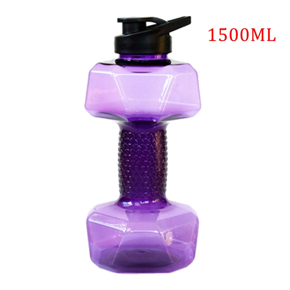 Water Dumbbell Sport Bottle Large Capacity Gym Running Fitness Bodybuilding Exercise Outdoor Bicycle Camping Cycling Bottle