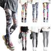 2025 Women's Ethnic Print Milk Silk Leggings: Slim Fit Yoga Pants