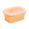 350ML/800ML Silicone Folding Lunch Box Portable Lightweight Food Storage Container for Office School Home